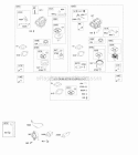 Carburetor Fuel Supply Kit-Carburetor Overhaul Diagram and Parts List for 401577-0125-B1  Briggs and Stratton Engine